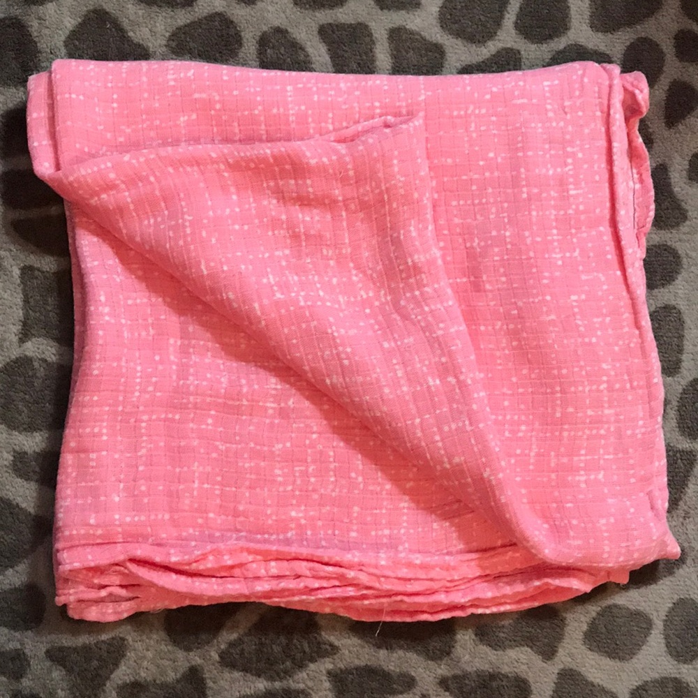 PINK LIGHT-WEIGHT baby blanket!